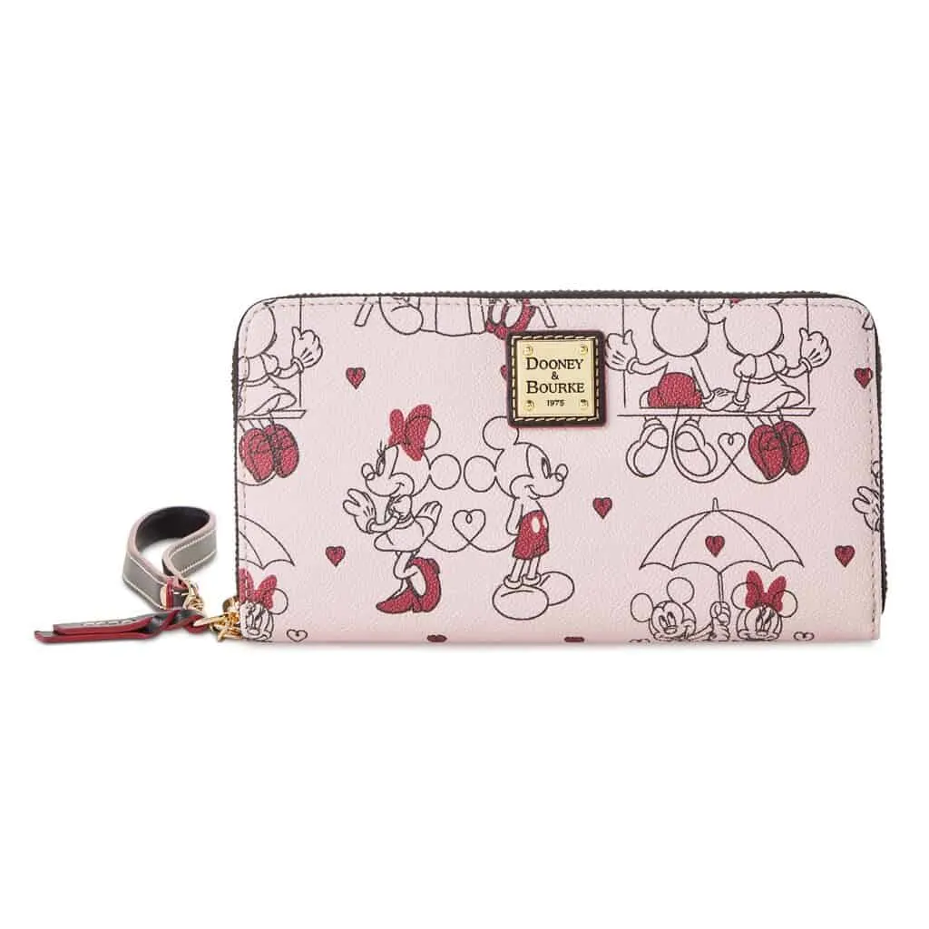 Mickey and Minnie Mouse Valentine's Day 2022 Dooney & Bourke Wallet