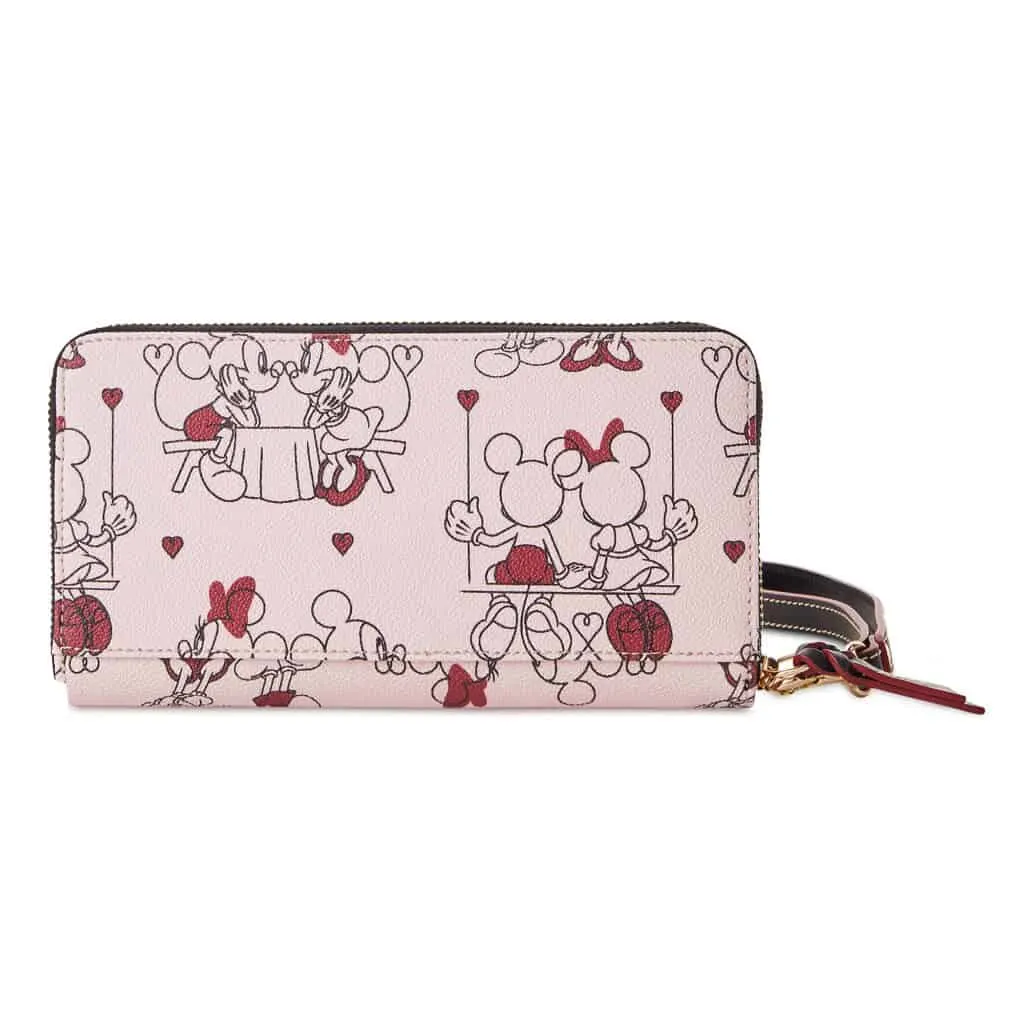 Mickey and Minnie Mouse Valentine's Day 2022 Dooney & Bourke Wallet (back)
