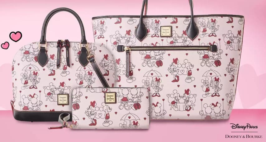 Mickey and Minnie Mouse Valentine's Day 2022 Dooney & Bourke Collection