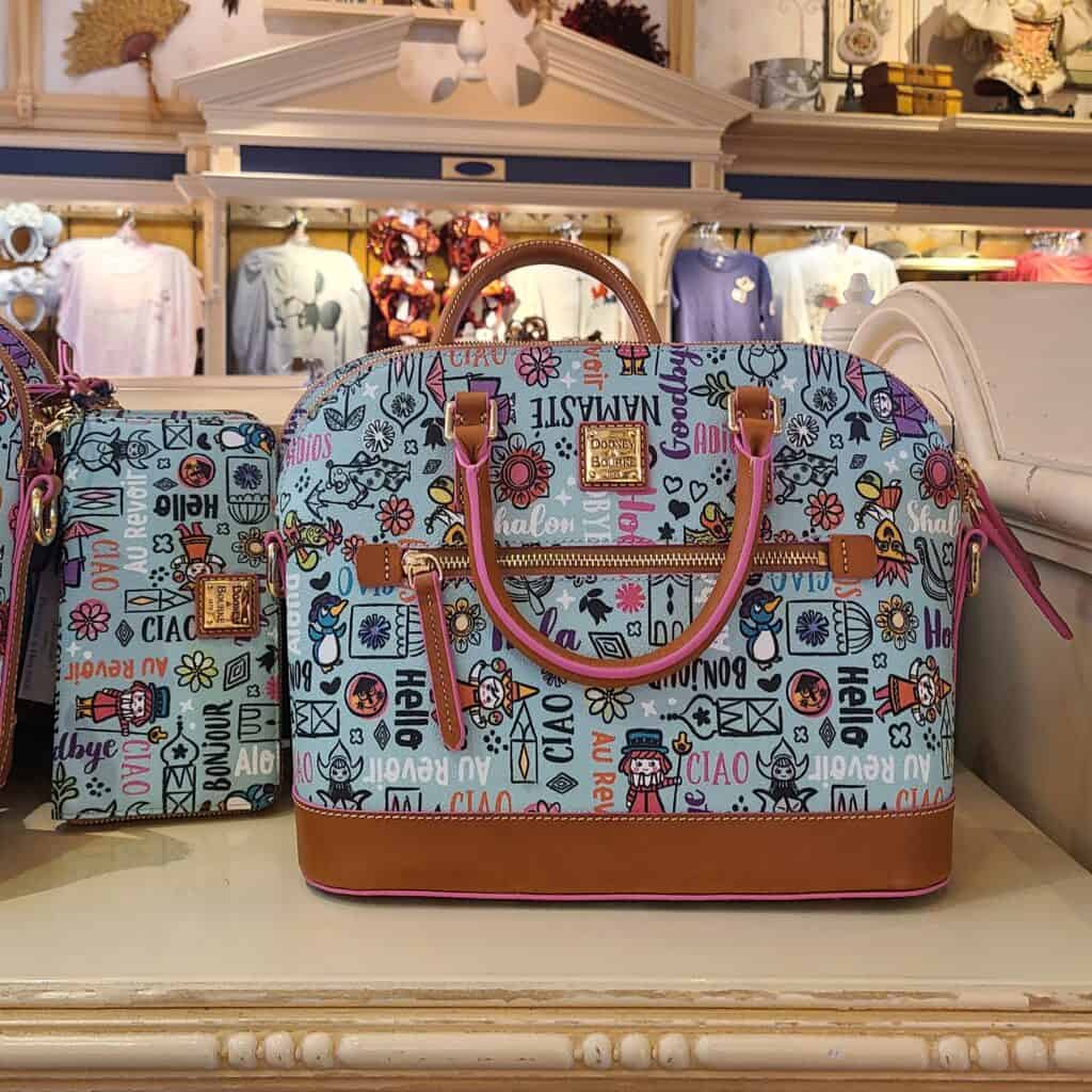 it's a small world Wallet and Satchel at Disneyland