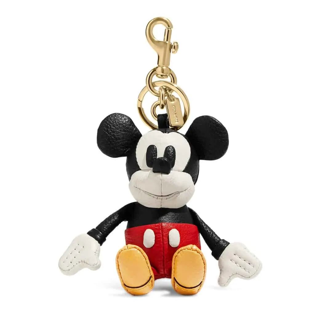 Mickey Mouse Leather Key Chain Figure by COACH
