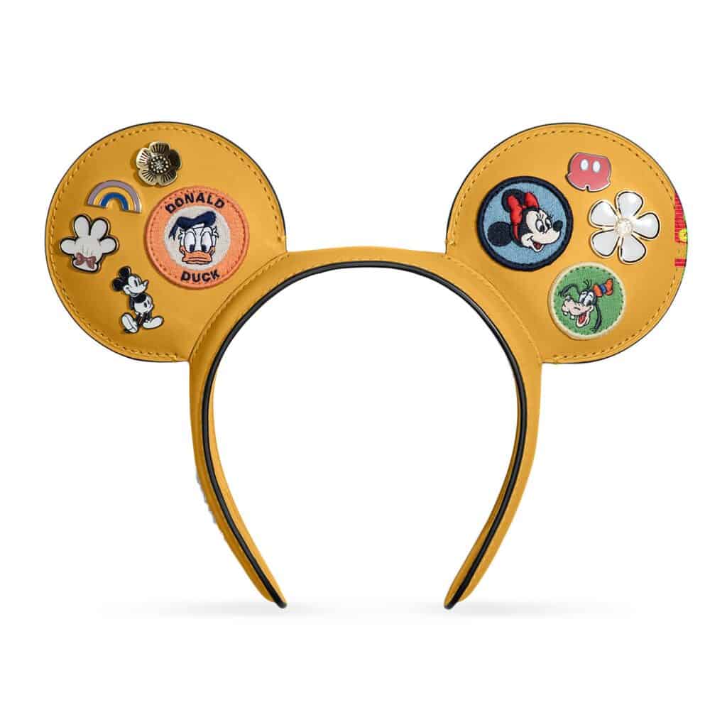 Mickey Mouse and Friends Leather Ear Headband for Adults by COACH – Disneyland Paris