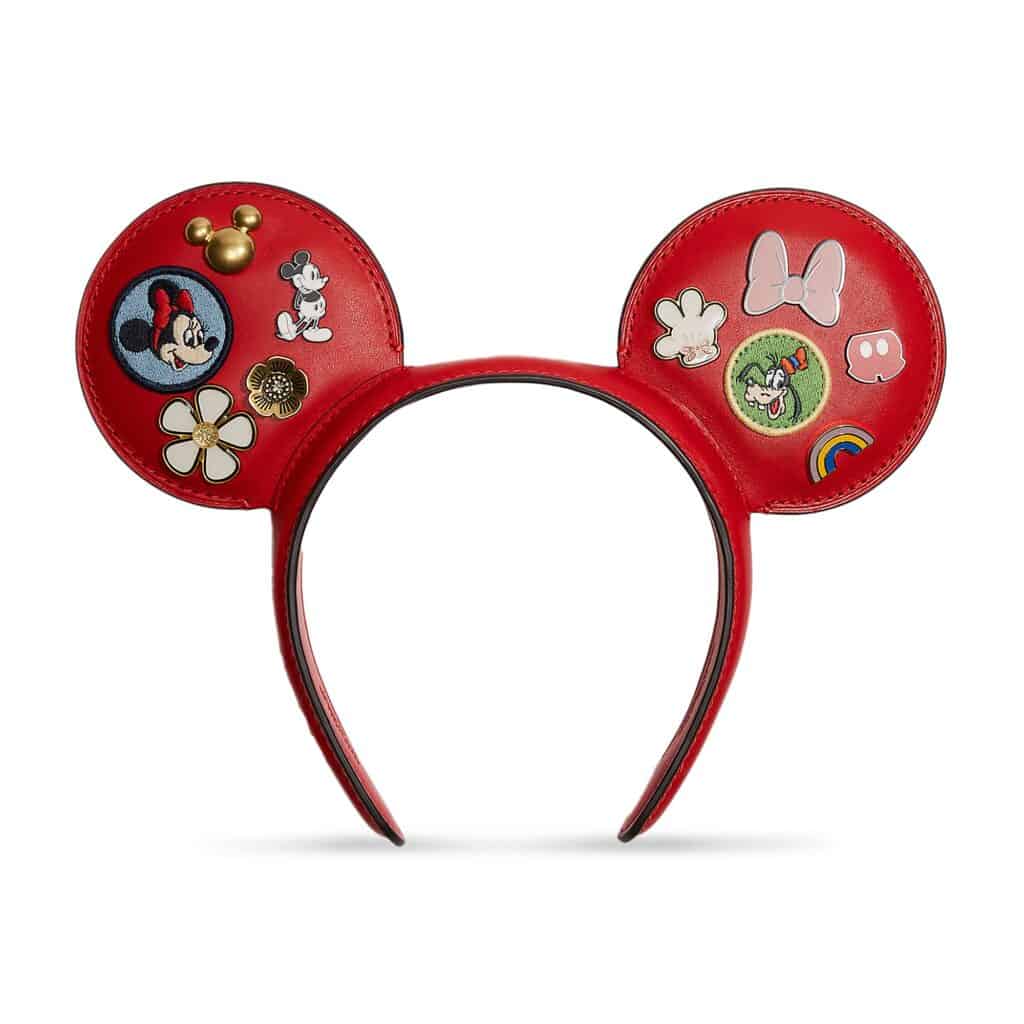 Mickey Mouse and Friends Leather Ear Headband for Adults by COACH – Shanghai Disney