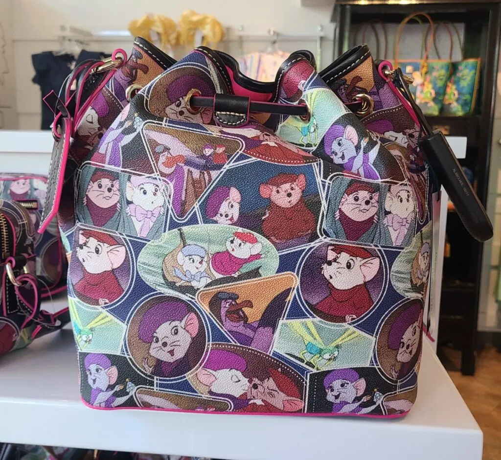 The Rescuers Drawstring Bag (back) by Disney Dooney & Bourke