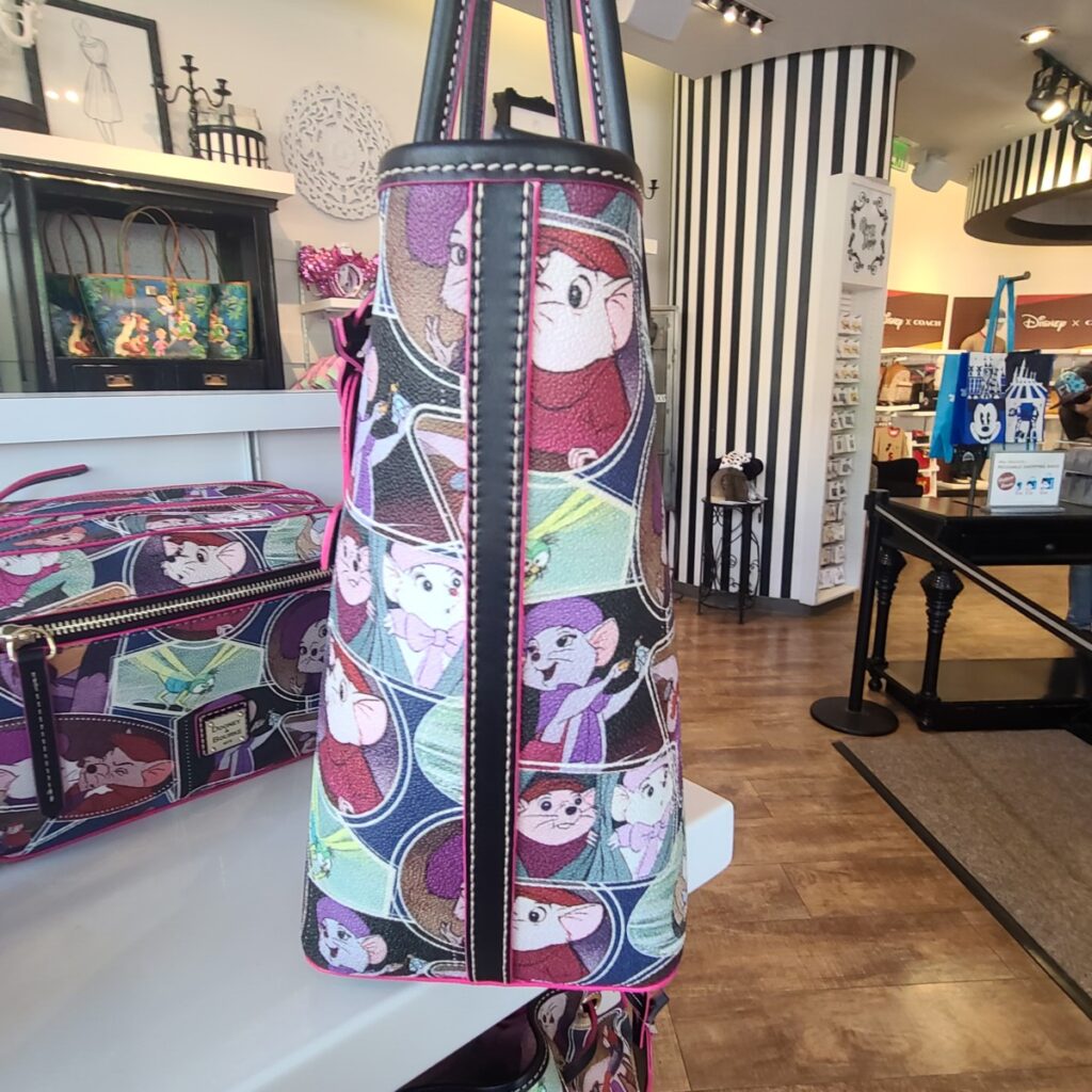 The Rescuers Tote Bag (side) by Disney Dooney & Bourke
