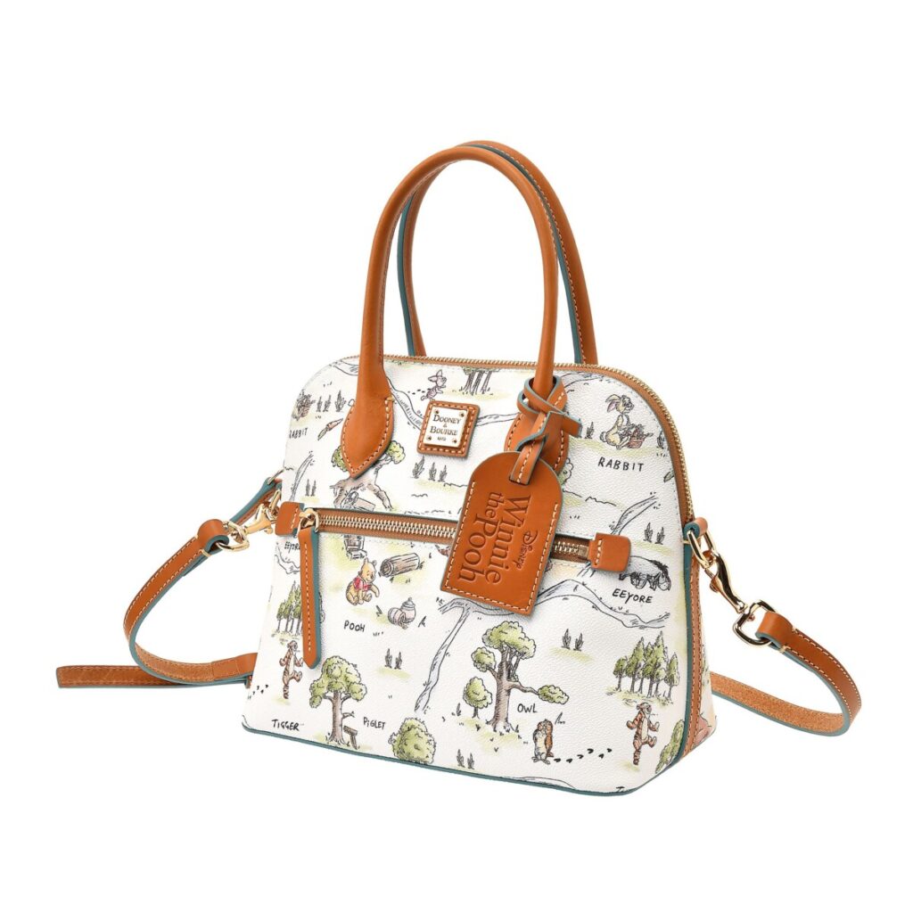 Winnie the Pooh and Friends 2022 Satchel (side view) by Dooney and Bourke