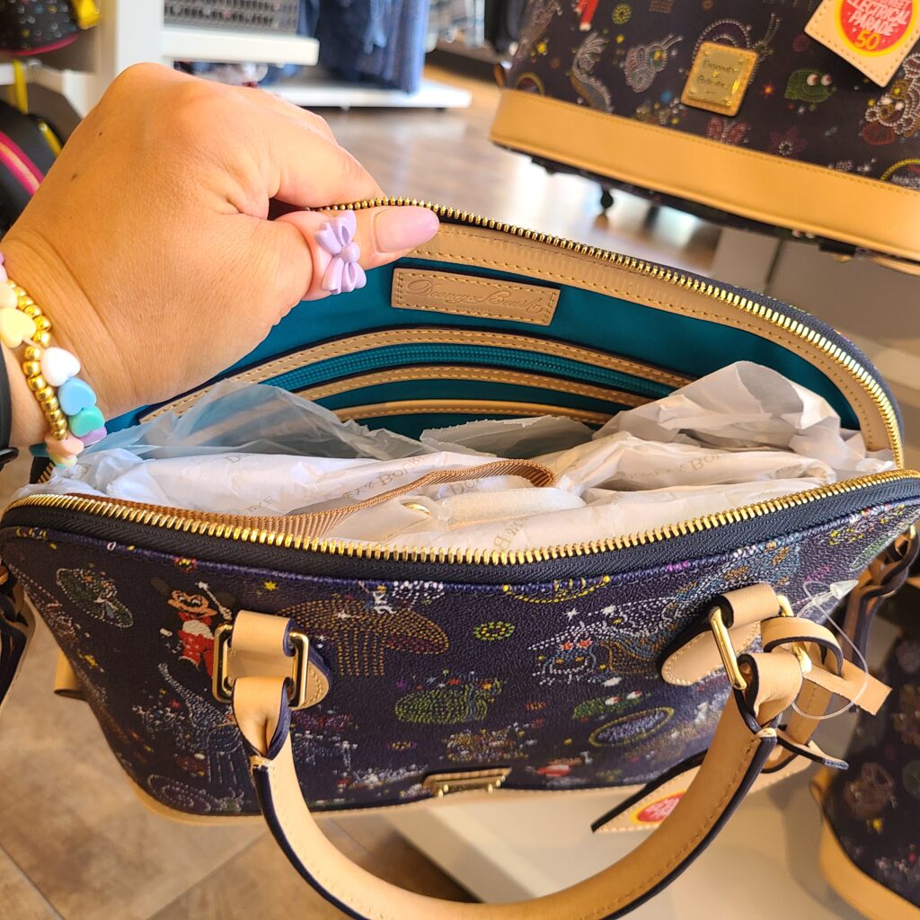 Disney Electrical Parade Satchel (interior) by Dooney and Bourke