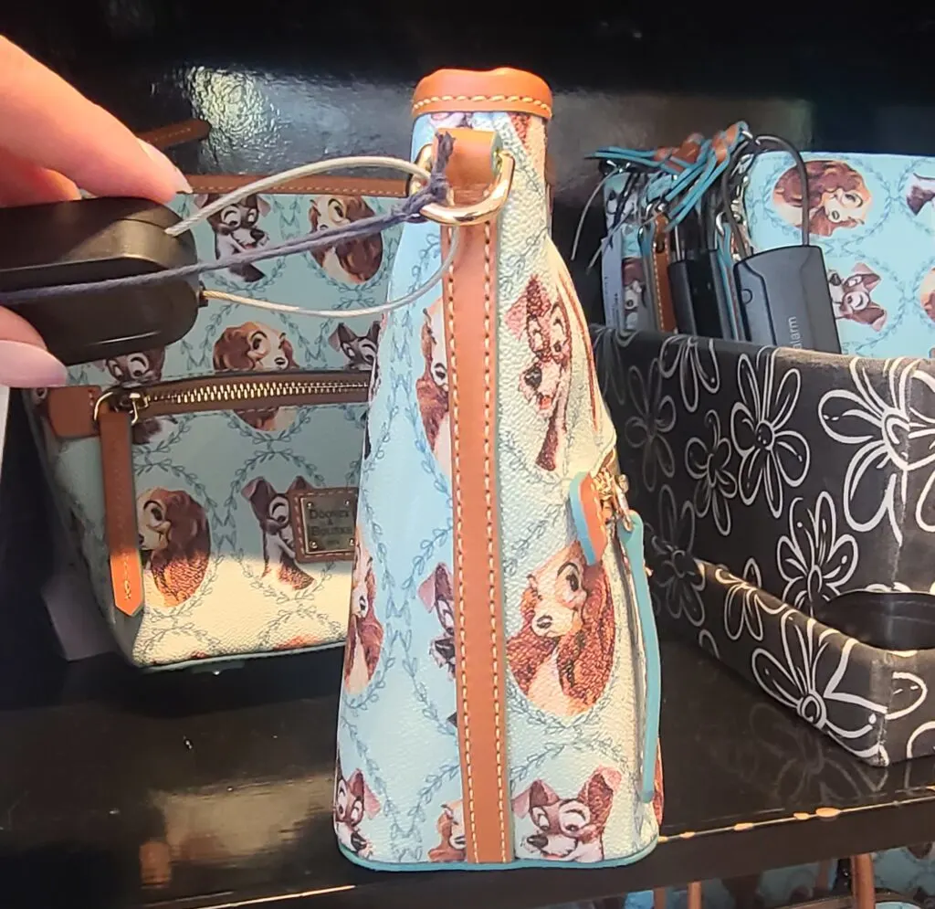 Lady and the Tramp Crossbody (side) by Dooney and Bourke at Downtown Disney