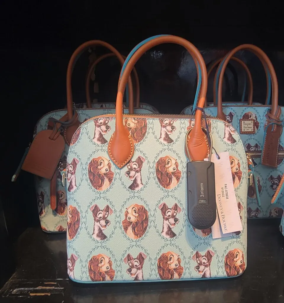 Lady and the Tramp Satchel (back) by Dooney and Bourke at Downtown Disney