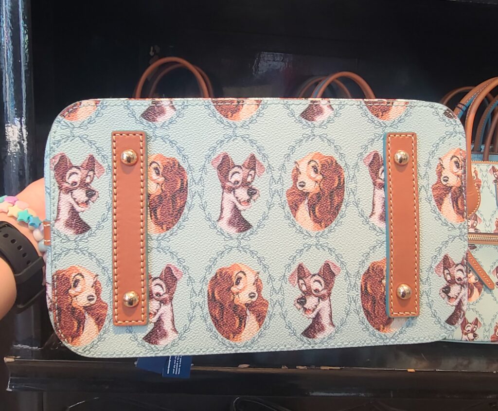 Lady and the Tramp Satchel (bottom) by Dooney and Bourke at Downtown Disney