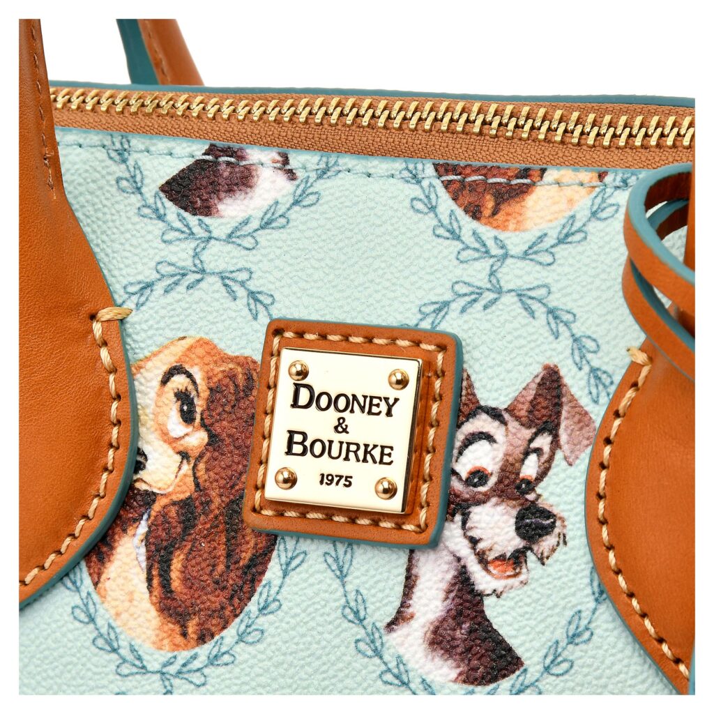 Lady and the Tramp Satchel (close up) by Dooney & Bourke