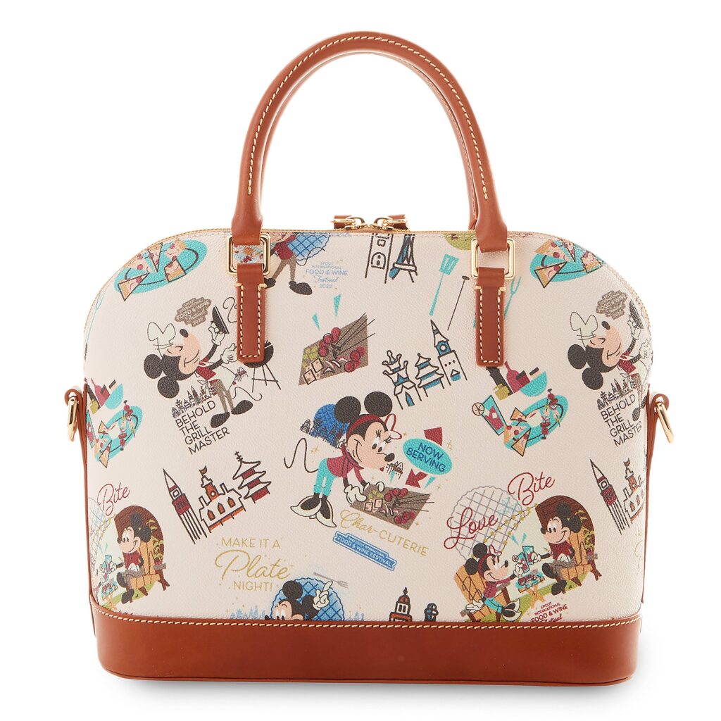 Mickey and Minnie Mouse Dooney & Bourke Satchel (back) – EPCOT International Food & Wine Festival 2022