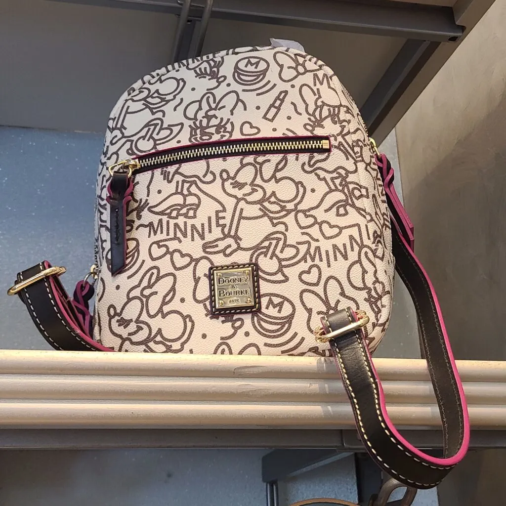 Minnie Mouse Line Art Backpack by Disney Dooney and Bourke