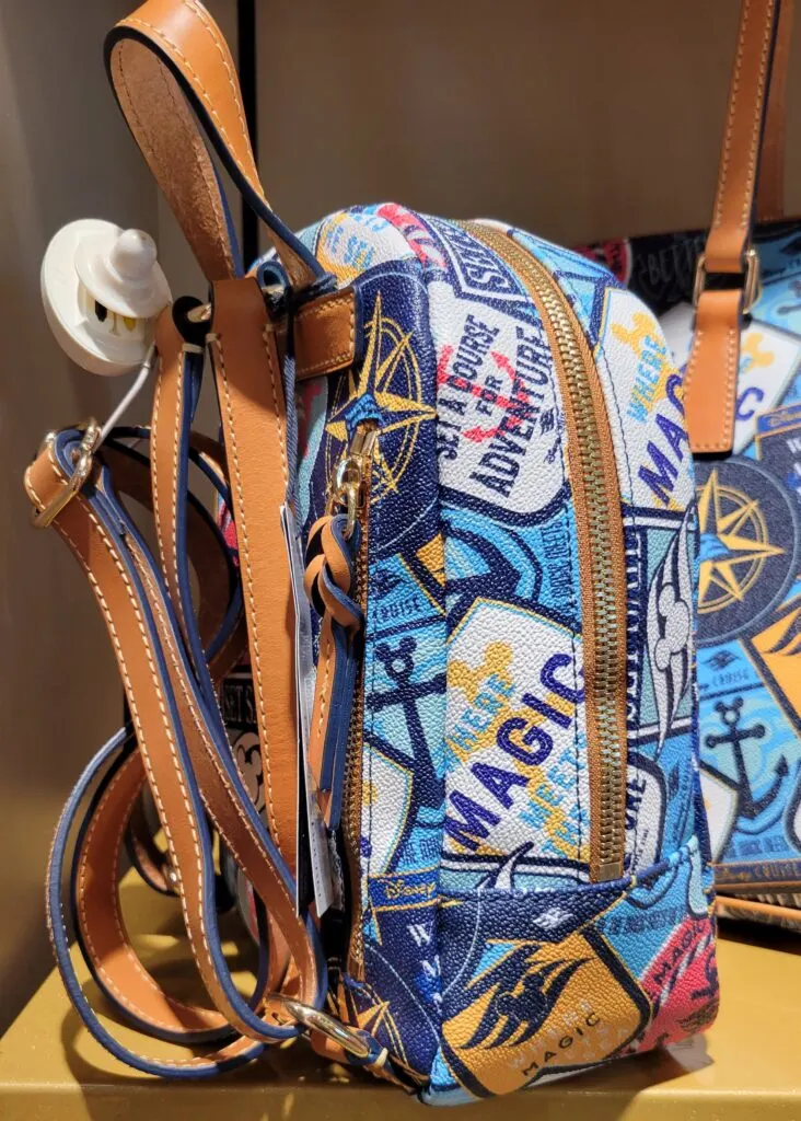 Disney Cruise Line Luggage Stickers 2022 Backpack (side) by Disney Dooney & Bourke