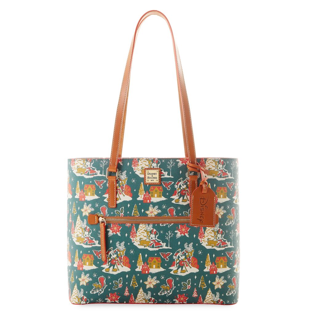 Mickey and Minnie Mouse Christmas 2022 Tote Bag by Dooney & Bourke