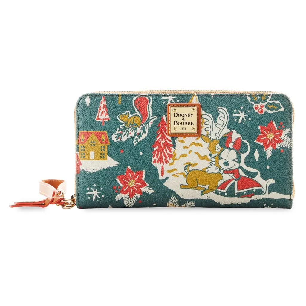 Mickey and Minnie Mouse Christmas 2022 Wallet by Dooney & Bourke