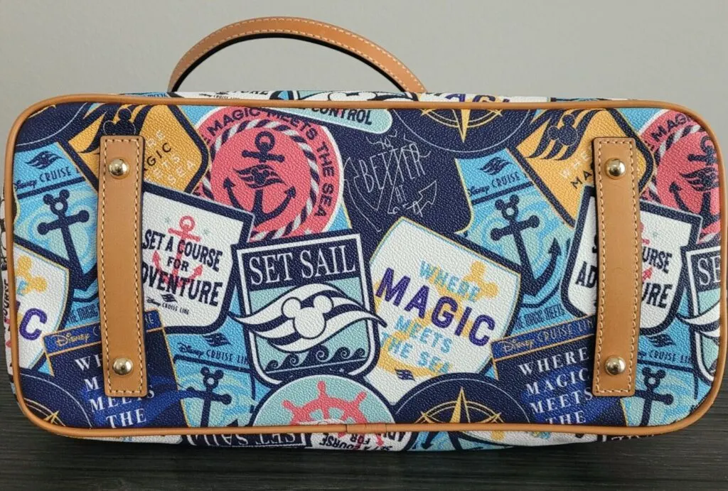 Disney Cruise Line Luggage Stickers 2022 Tote Bag (bottom) by Disney Dooney & Bourke
