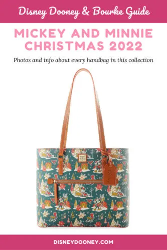 Pin me - Mickey and Minnie Mouse Christmas 2022 by Dooney and Bourke