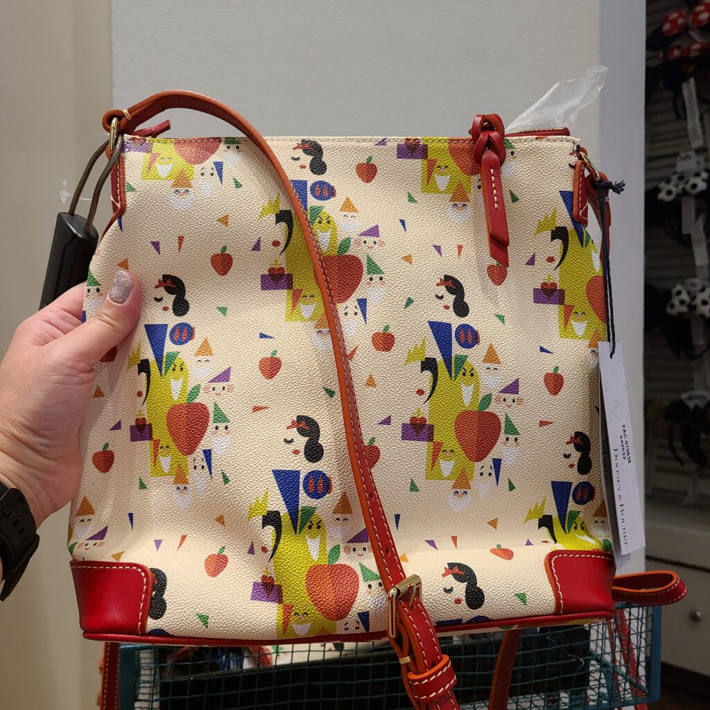 Snow White and the Seven Dwarfs 85th Anniversary Crossbody (back) by Dooney & Bourke