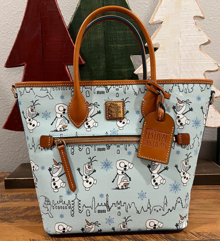 Olaf Frozen 2022 Tote by Disney Dooney & Bourke - EPCOT International Festival of the Holidays