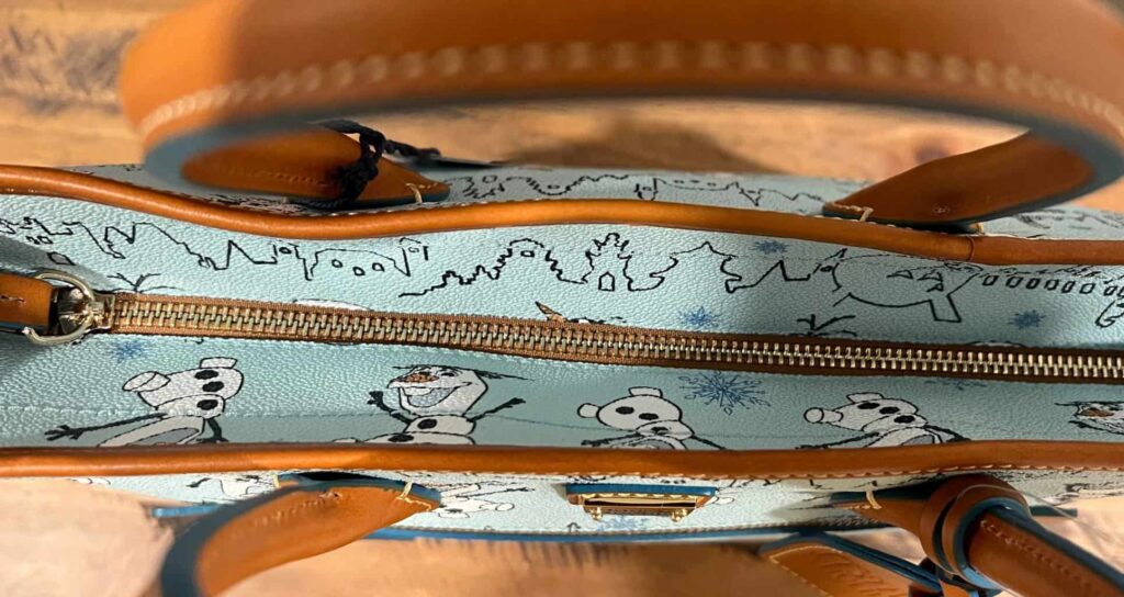 Olaf Frozen 2022 Tote by Disney Dooney & Bourke - EPCOT International Festival of the Holidays (top)
