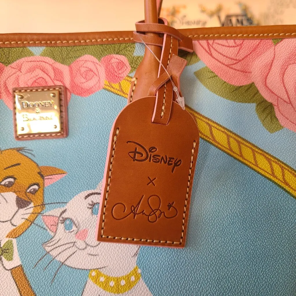 The Aristocats by Ann Shen Tote (hangtag) Disney Dooney and Bourke