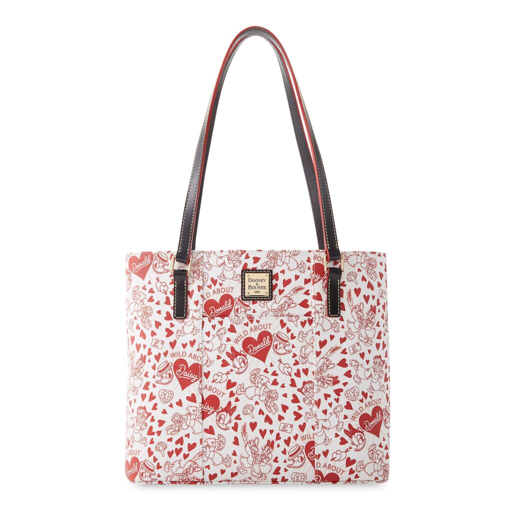 Donald and Daisy Duck Valentine's Day Tote by Disney Dooney & Bourke