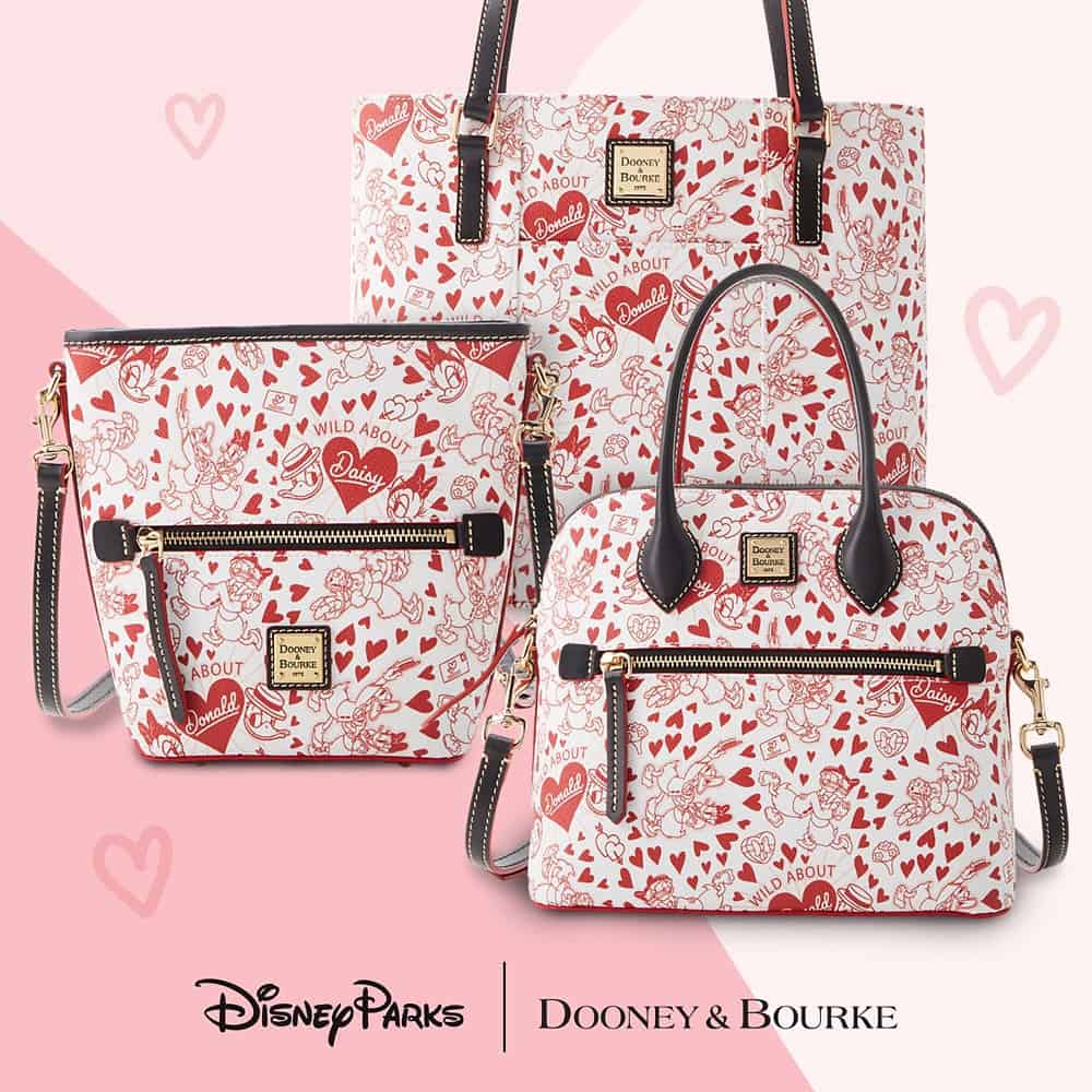 Donald and Daisy Duck Valentine's Day 2023 Collection by Disney Dooney and Bourke