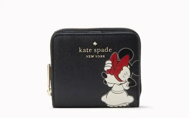 Disney X Kate Spade New York Minnie Mouse Zip Around Wallet 