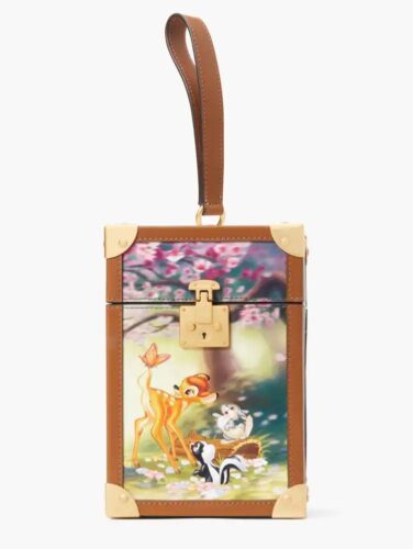 Kate Spade X Disney Bambi 3D Trunk Printed PVC Top Handle Clutch Handbag