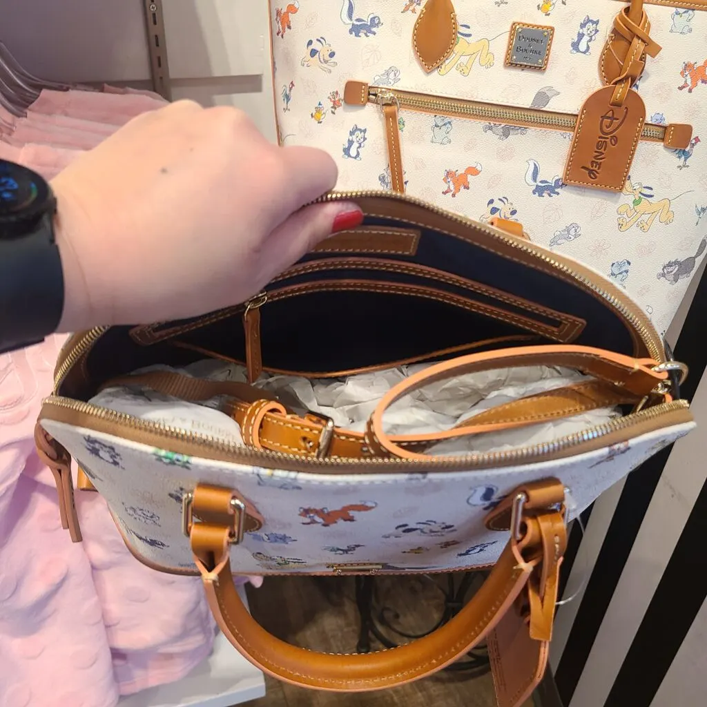 Critter Chaos Satchel (interior) by Dooney and Bourke