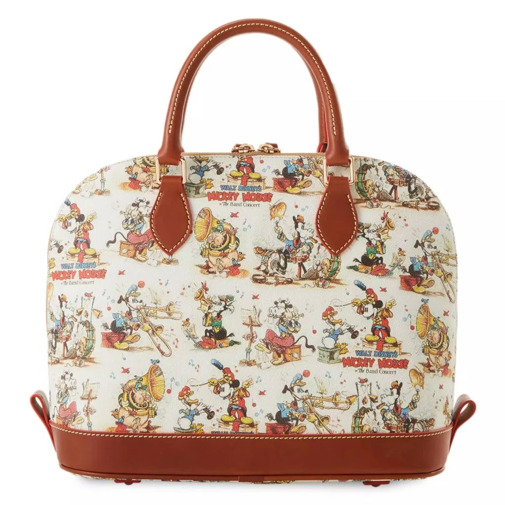 Mickey Mouse The Band Concert Satchel (back) by Disney Dooney & Bourke