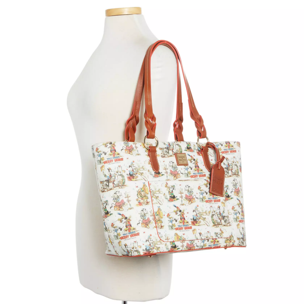 Mickey Mouse The Band Concert Dooney & Bourke Tote – Disneyland Magic Key Holder with mannequin