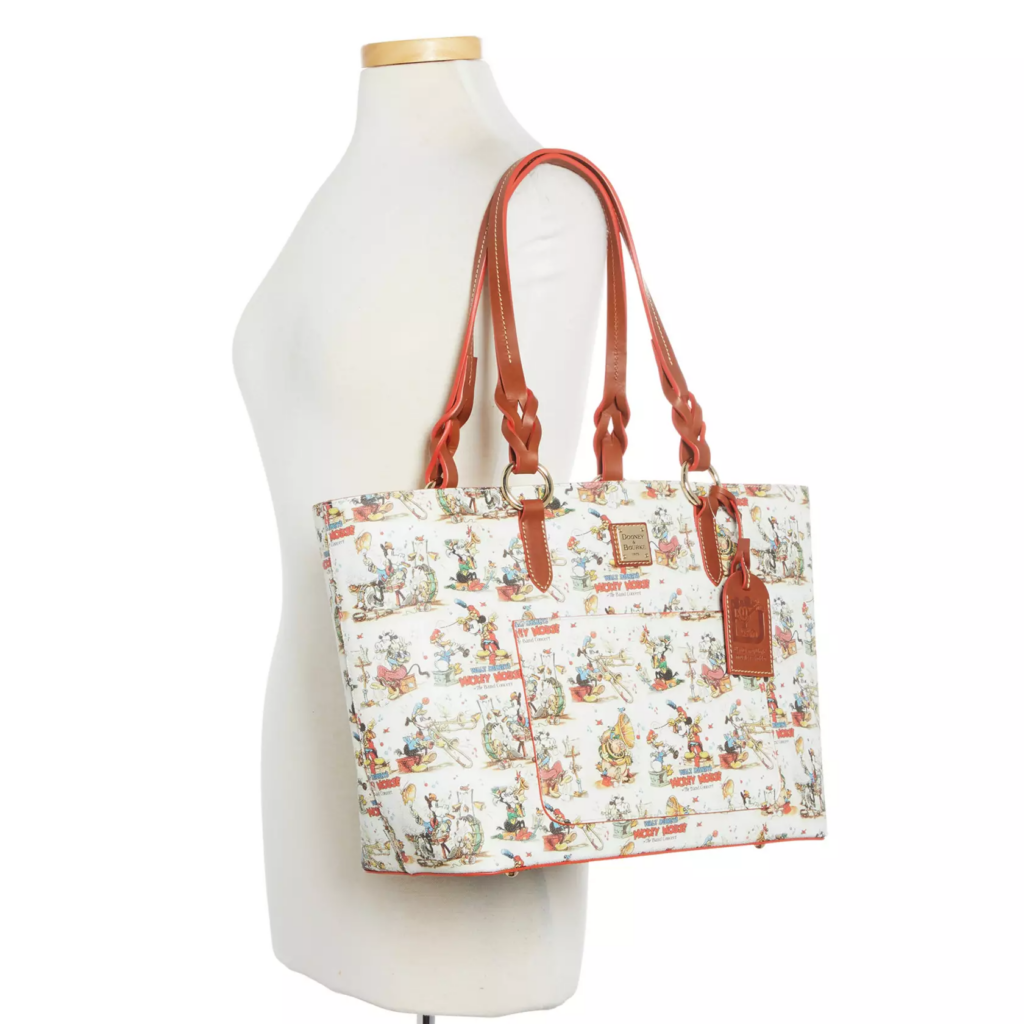 Mickey Mouse The Band Concert Dooney & Bourke Tote – Walt Disney World Annual Passholder with mannequin