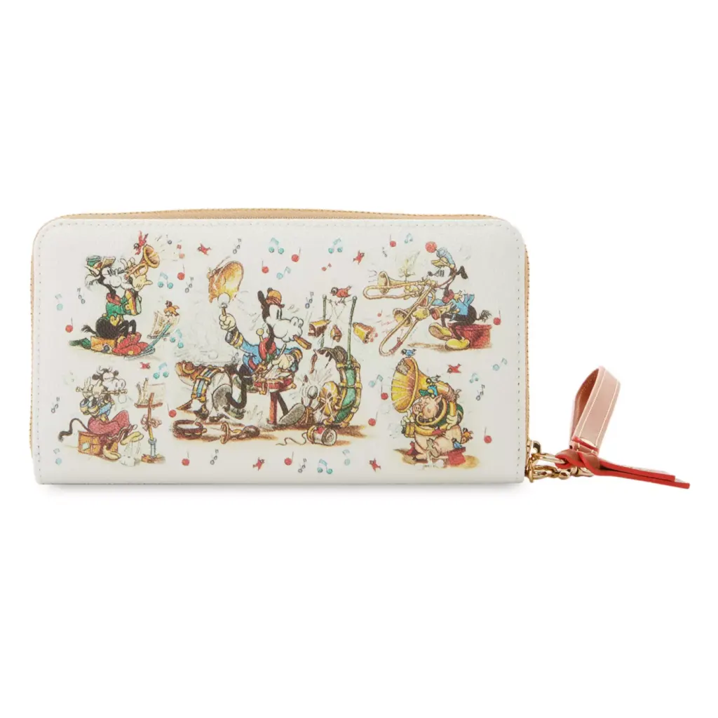 Mickey Mouse The Band Concert Wristlet Wallet (back) by Disney Dooney & Bourke