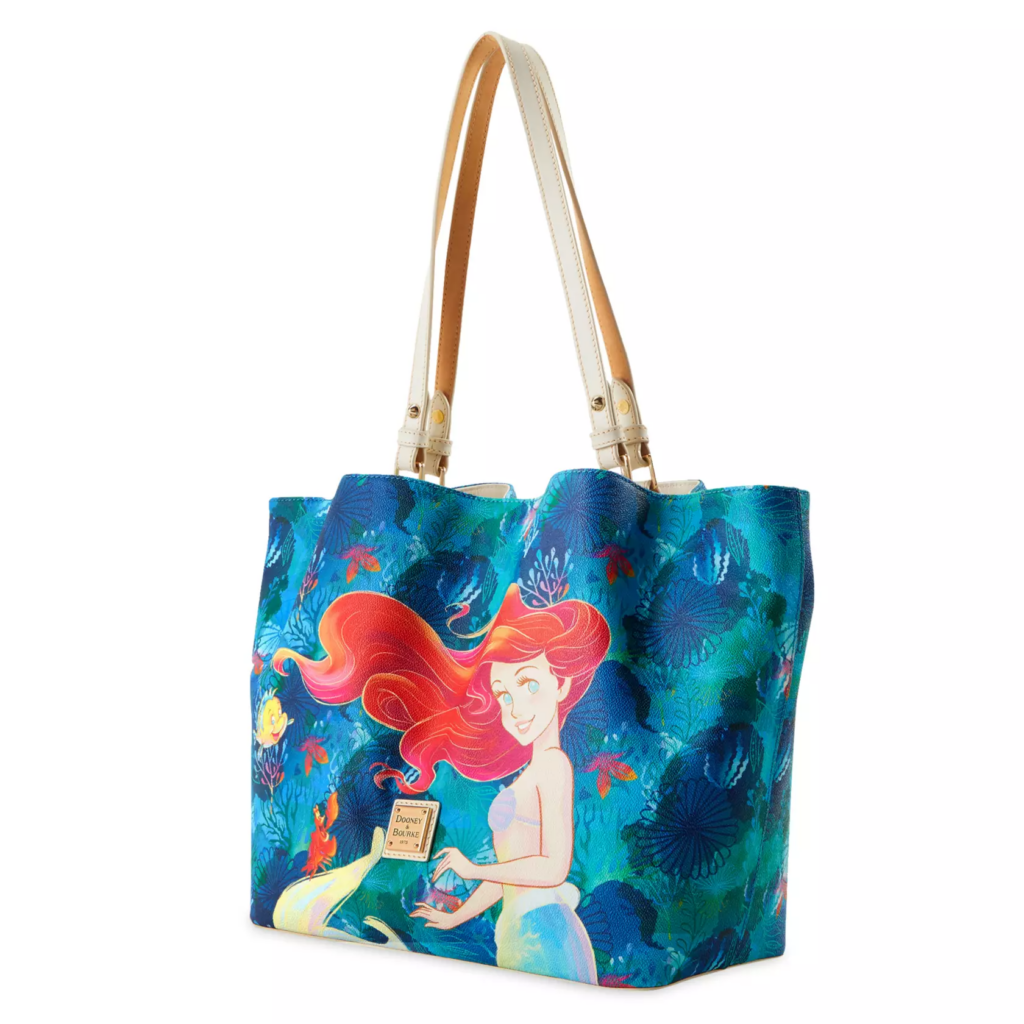 The Little Mermaid 2023 Tote Bag (side) by Disney Dooney & Bourke