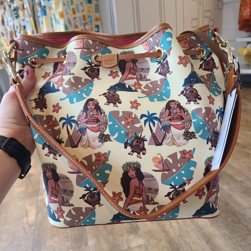 Disney Dooney and Bourke Moana 2023 Drawstring Bag (back)
