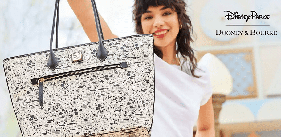 Mickey and Minnie Mouse The Picnic Tote Bag by Dooney & Bourke