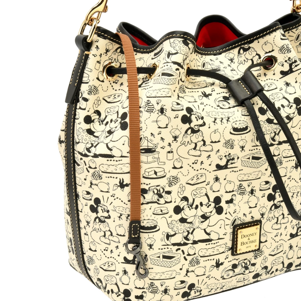 Mickey's Picnic Drawstring Bag (keyhook) by Disney Dooney & Bourke