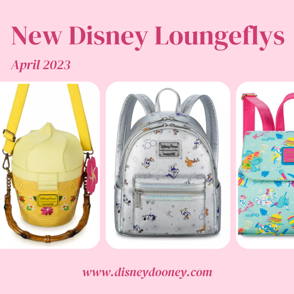 New Disney Loungefly Backpacks and Bags for April 2023 Disney Dooney