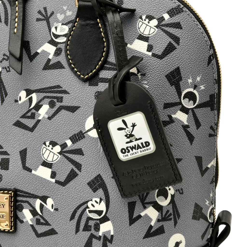 Oswald the Lucky Rabbit Satchel (hangtag back) by Disney Dooney and Bourke