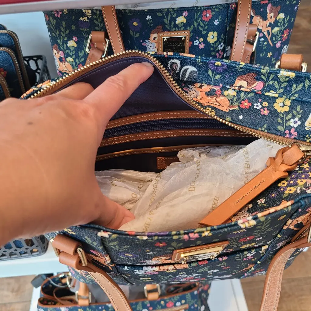 Bambi 2023 Tote (interior) by Dooney and Bourke