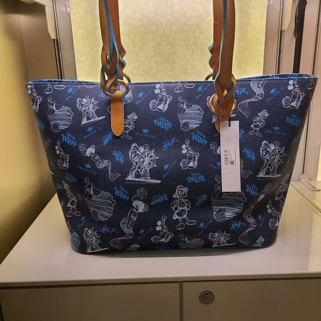 Disney Cruise Line 2023 Dooney and Bourke Tote Bag (back)