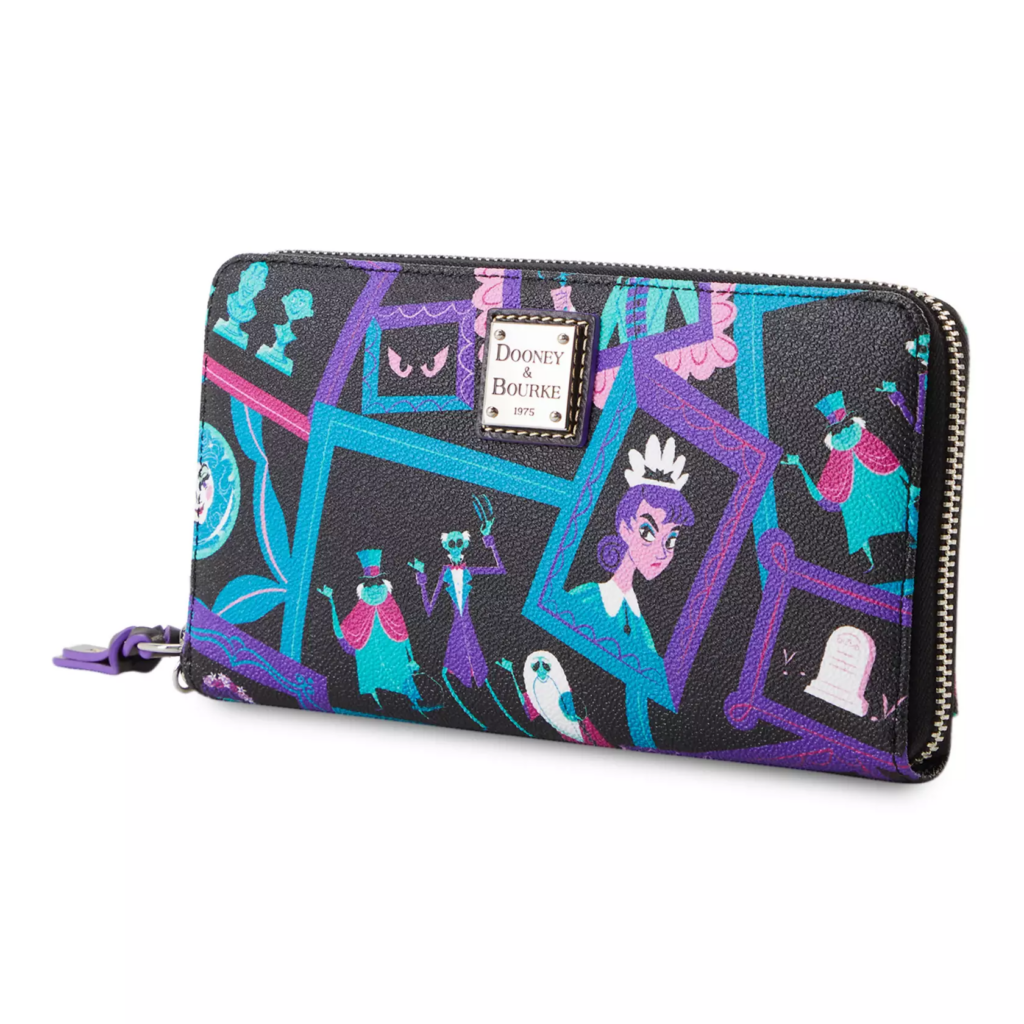 The Haunted Mansion 2023 Wristlet Wallet (side) by Disney Dooney and Bourke