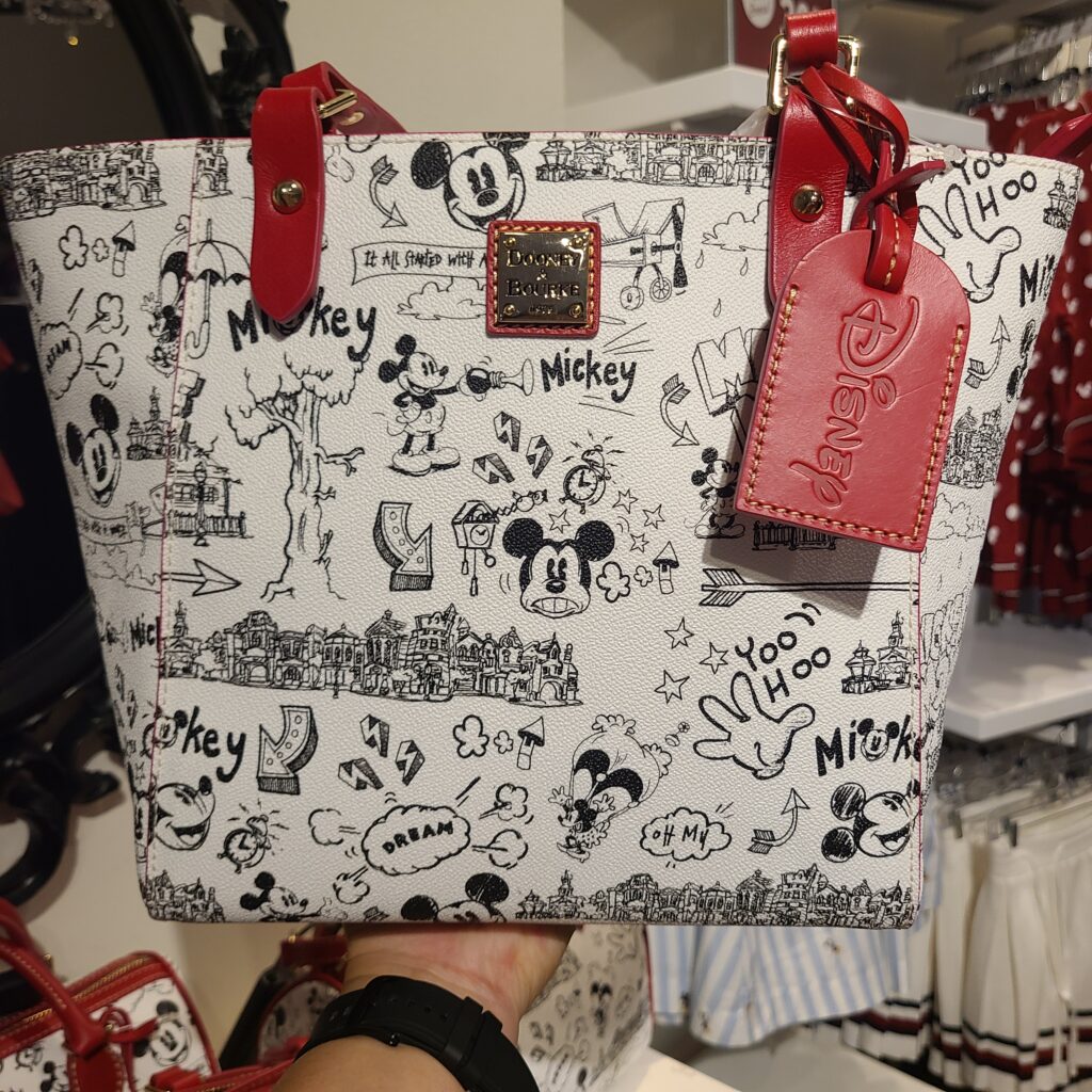 Mickey Sketch Art Tote Bag by Disney Dooney & Bourke