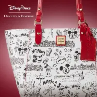 Mickey Mouse Black and White Sketch Collection by Disney Dooney & Bourke