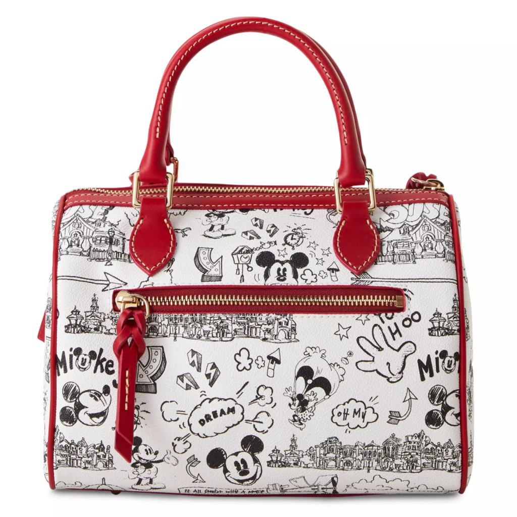 Mickey Mouse Sketch Art Dooney & Bourke Satchel Bag (back)