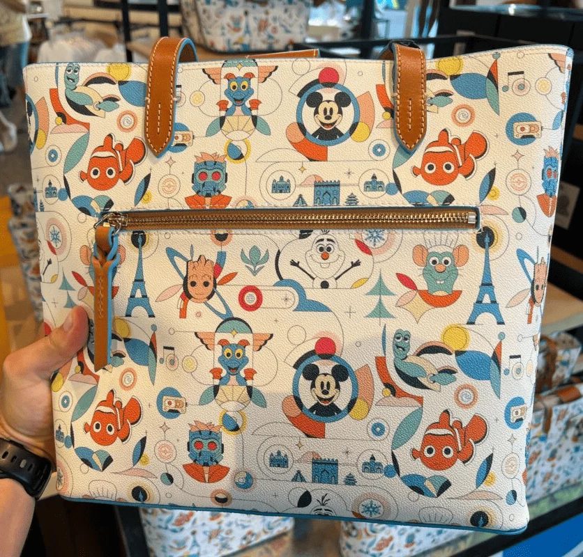 EPCOT Reimagined Tote Bag (back) by Disney Dooney & Bourke