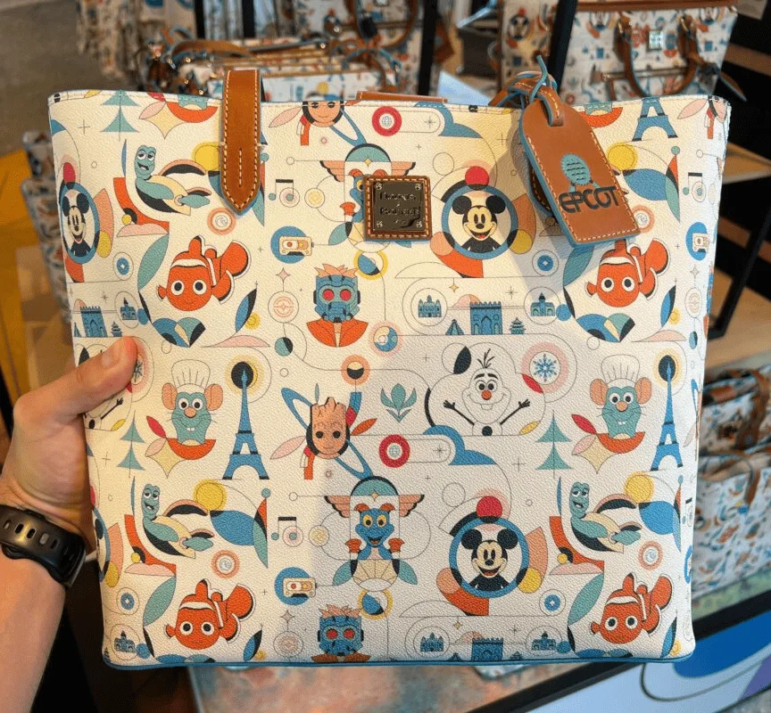 EPCOT Reimagined Tote Bag by Disney Dooney & Bourke