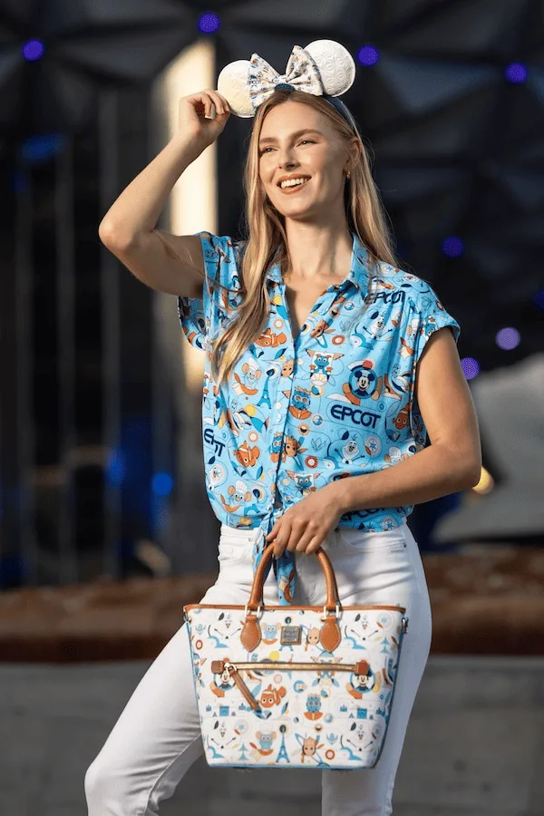 EPCOT reimagined Handle Tote by Disney Dooney and Bourke